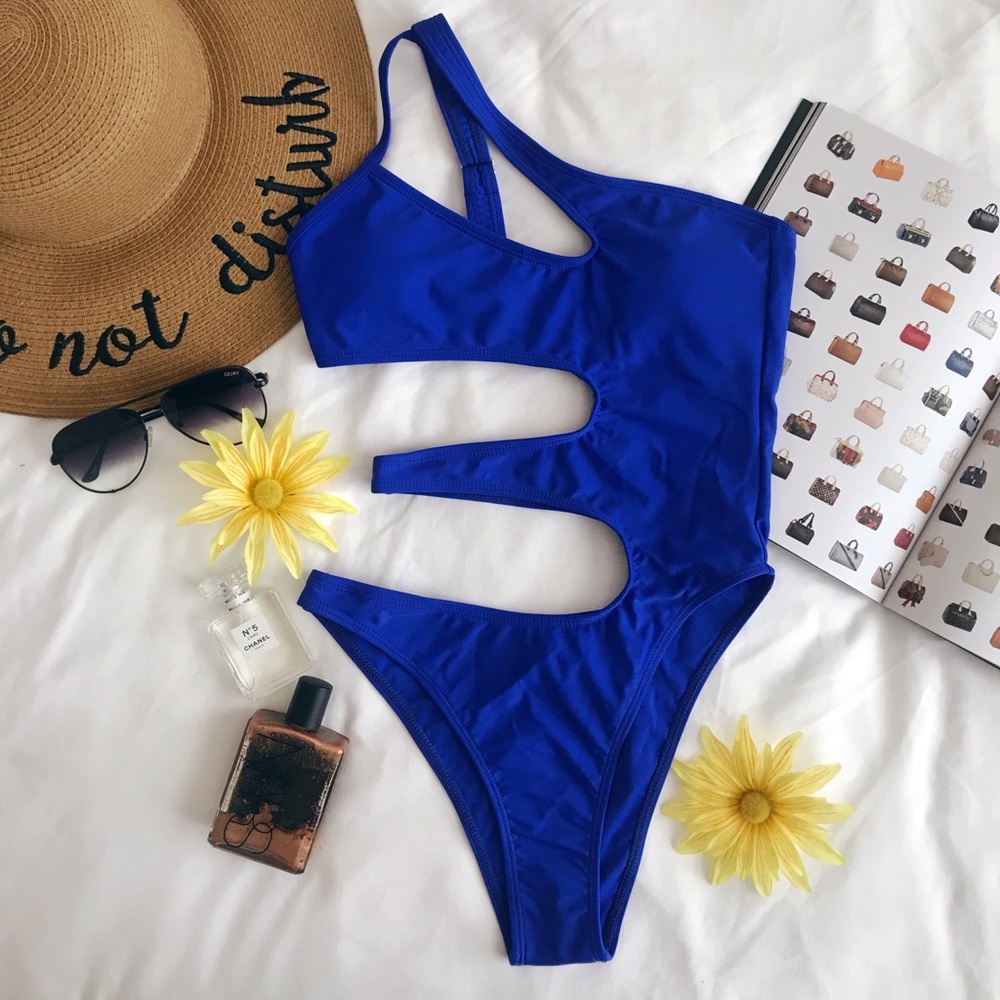 Royal blue one piece bikini ✨RESTOCK✨